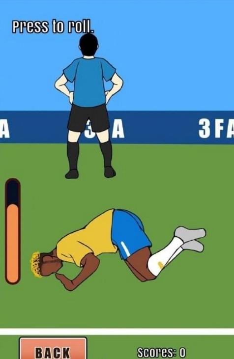 《滚动尼马》滚动的内马尔小游戏火了，引巴西球迷不满