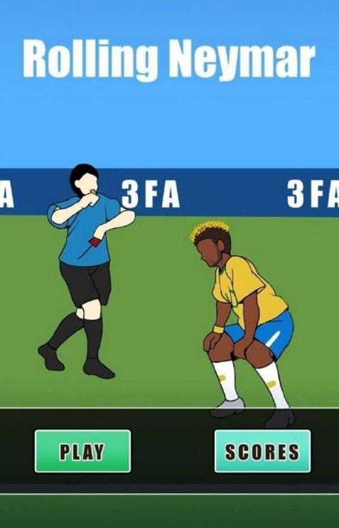 《滚动尼马》滚动的内马尔小游戏火了，引巴西球迷不满