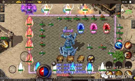 可以挂机打金打装备刷材料的网游