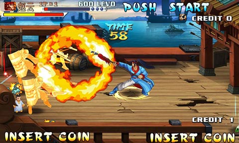 三国战纪，格斗闯关手游，经典街机游戏