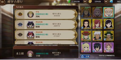 妖精的尾巴：激斗最强角色是谁？角色强度排行榜