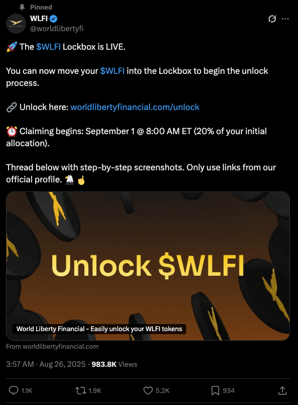 wlfi-claiming-official-tweet