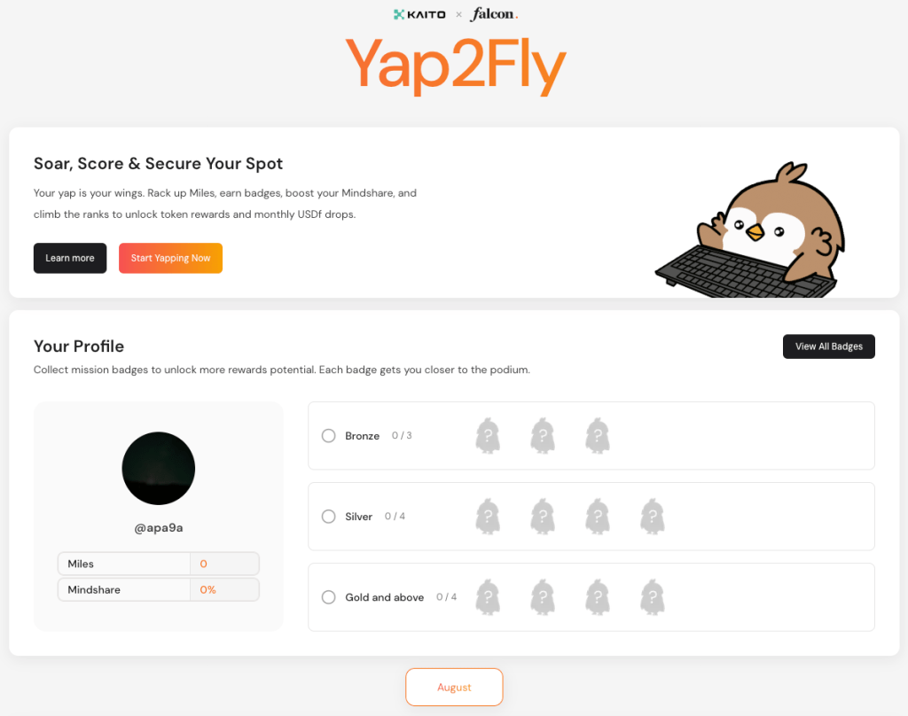 falcon-kaito-yap2fly-50k-monthly-reward-pool