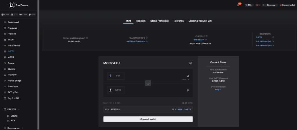 frax-frxeth-dapp-interface
