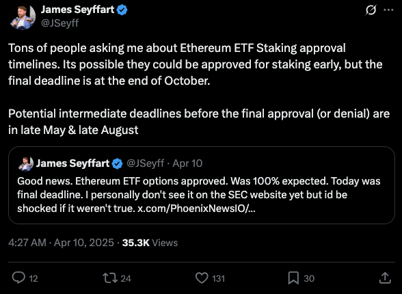 james-seyffart-tweet-on-eth-staking