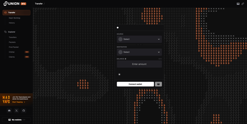 union-btc-dapp-interface