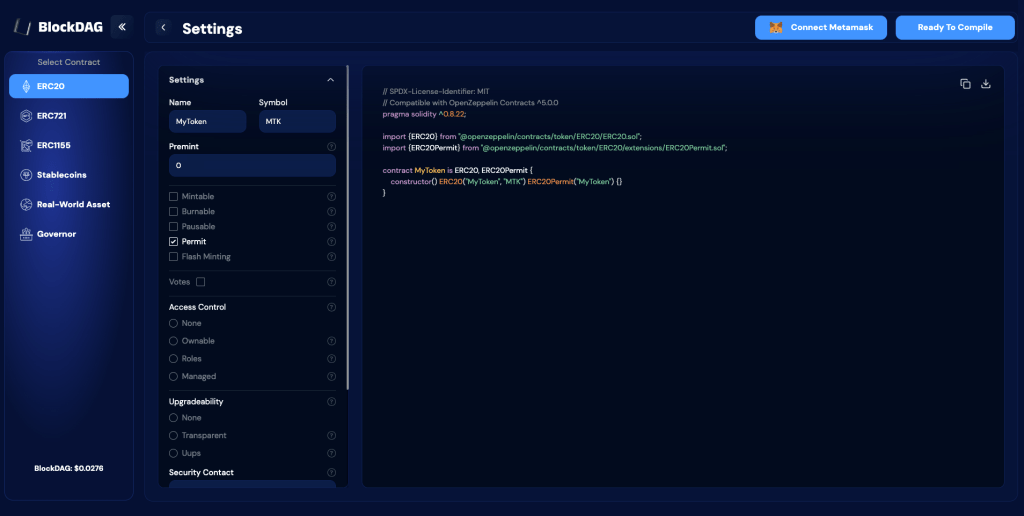 blockdag-no-code-dapp-builder