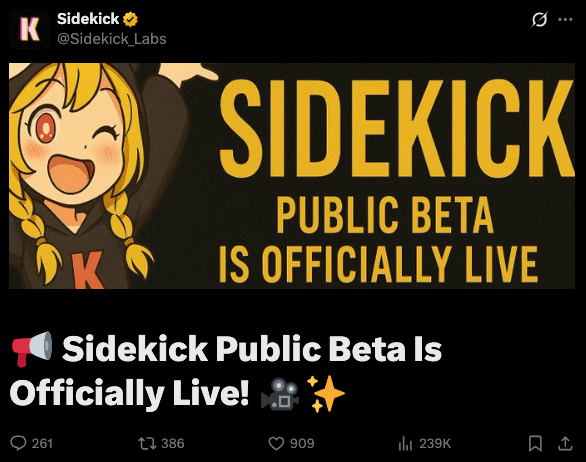 sidekick-early-bird-streamer-program