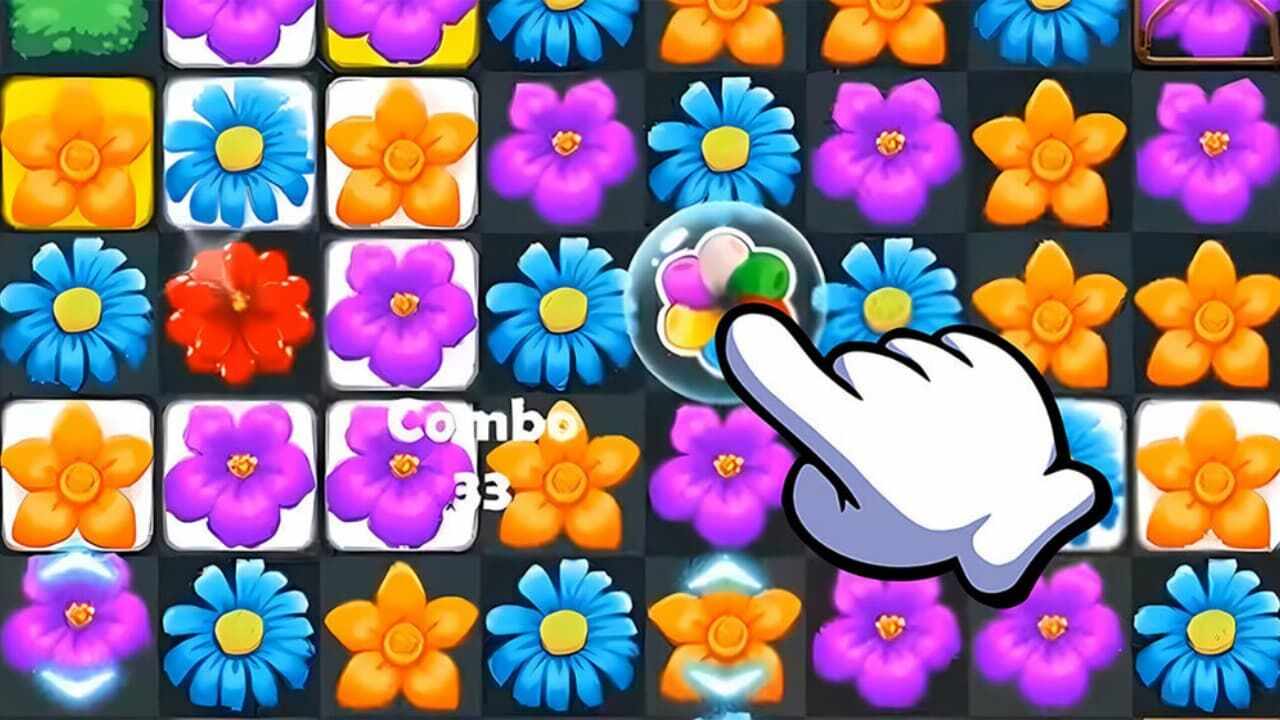 鲜花消消除游戏截图3
