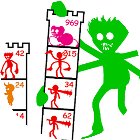 火柴人爬塔闯关手机赚钱软件
