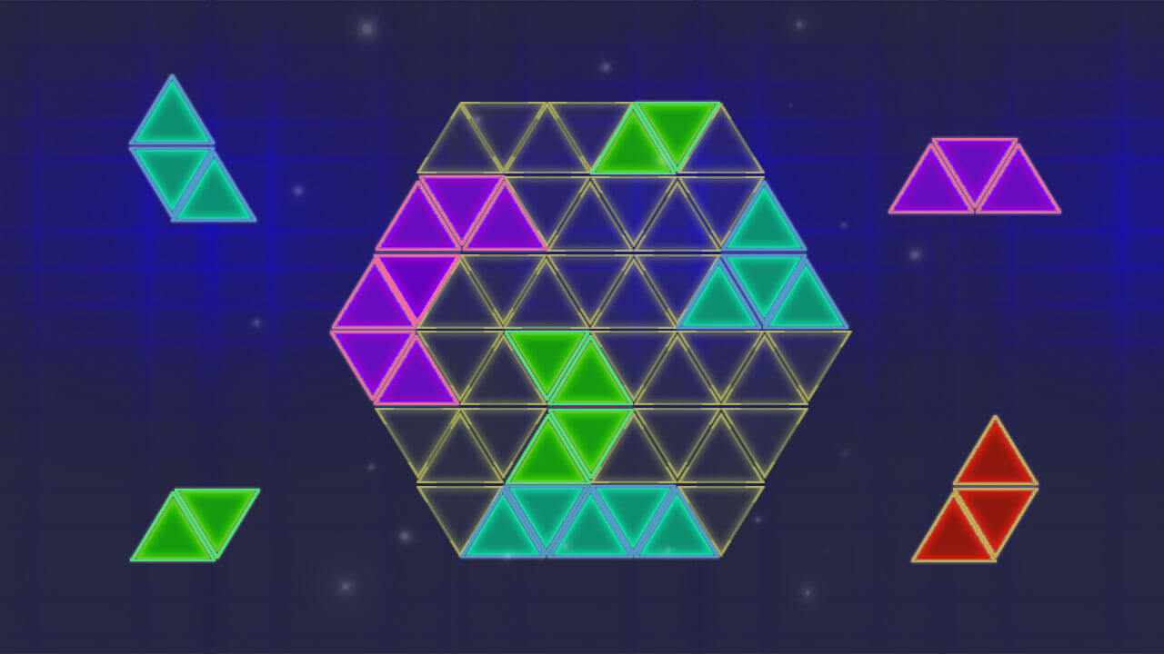 彩虹三角拼图游戏截图1