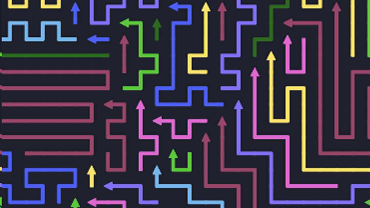 彩色箭头迷宫闯关手机赚钱软件截图1