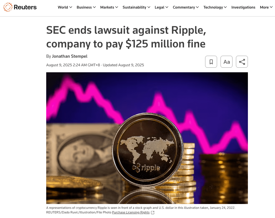 xrp-lawsuit-ended-reuters