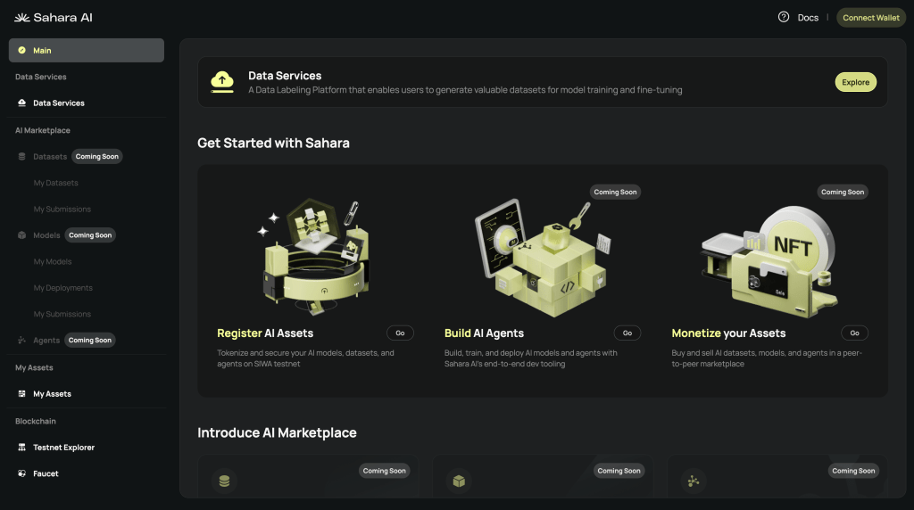sahara-ai-dapp-interface