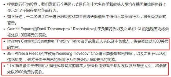 Uzi因被韩国演员激怒而罚款2000美金，中国玩家怒了