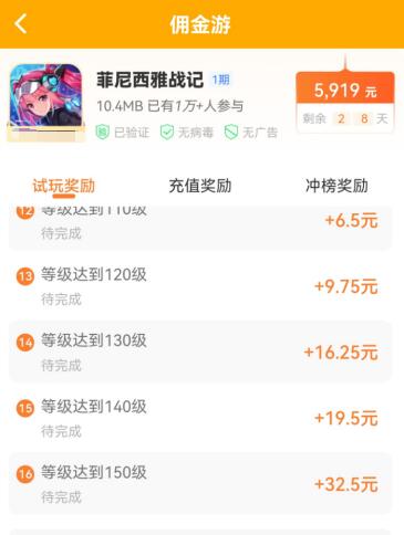 3分钟可以赚10元以上的手游游戏