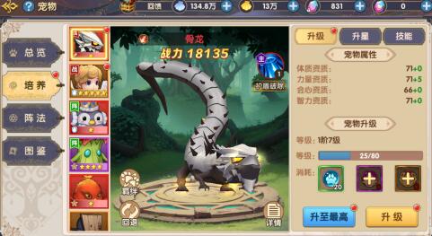 梦幻大陆手游最强宠物阵容 梦幻大陆手游最强宠物阵容