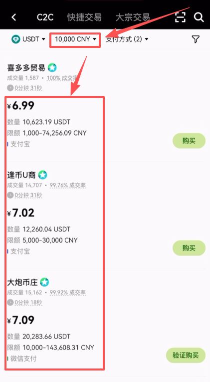 币安和欧易买币对比分析