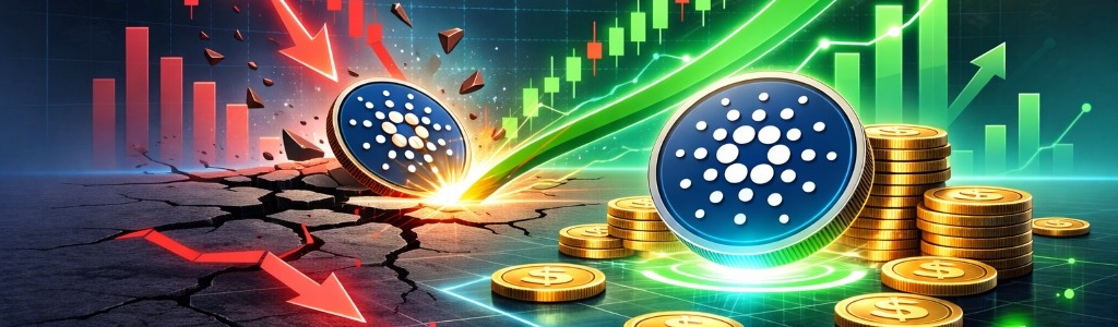 ADA 在 24 小時內上漲 7%，從 $0.2546 漲至 $0.2916，但過去 30 天仍下跌 22%，週線亦下跌超過 5%。