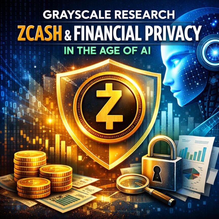 Grayscale Research Says Zcash Could Gain Relevance As Ai Raises Financial Privacy Concerns