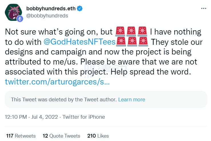 God Hates NFTs的「炒作」之路:如何靠「抄袭」4天封神?