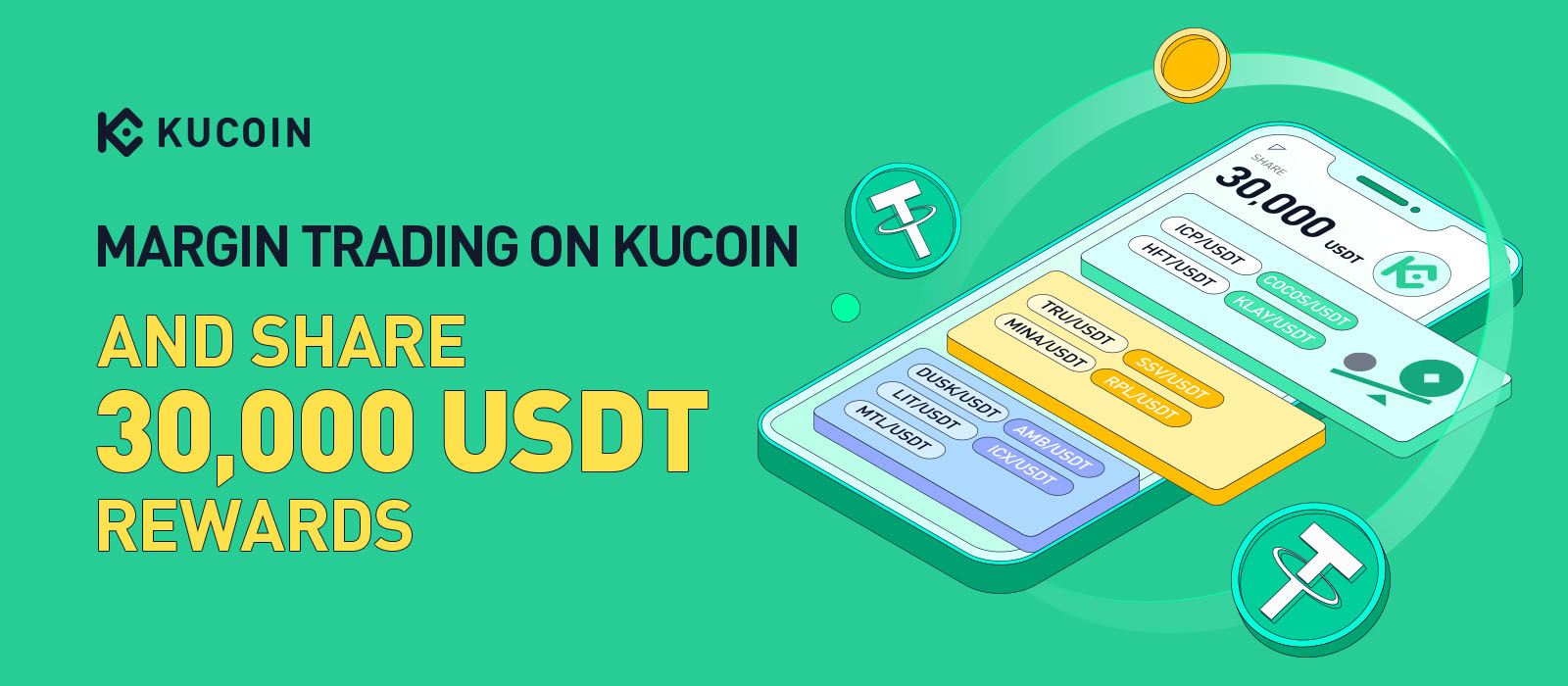Margin Trading on KuCoin and Share 30,000 USDT Rewards
