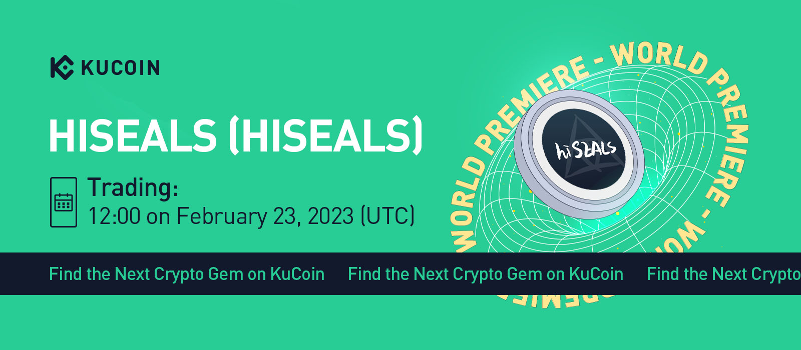 NFT ETF - hiSEALS Gets Listed on KuCoin! World Premiere!