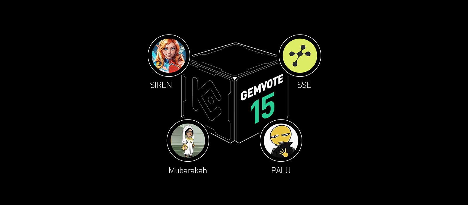 KuCoin GemVote 第 15 階段，隨機倒計時啟動—從速為下一顆加密貨幣新星投票！