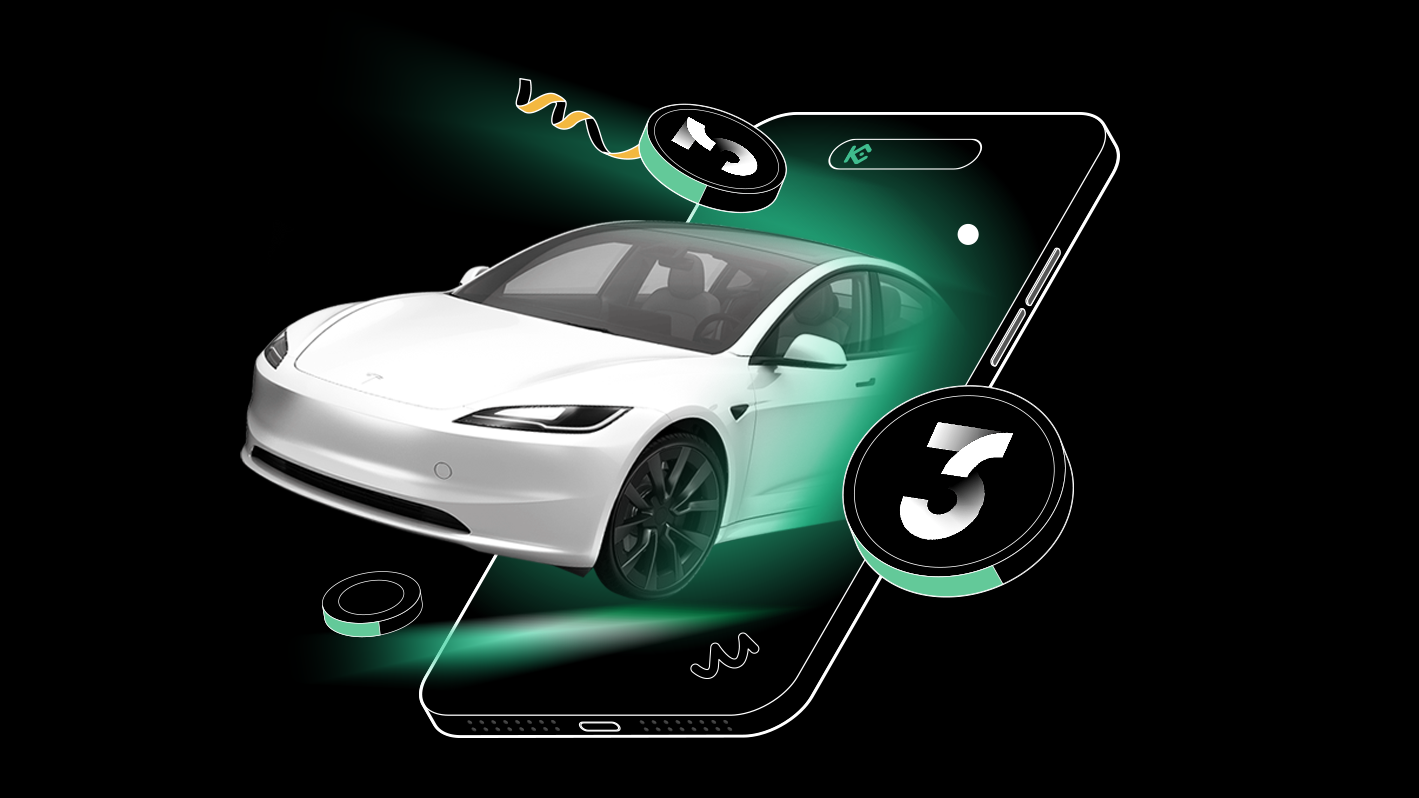 週末簽到挑戰——報名參加，贏取 Tesla Model 3 和 TRN 空投！