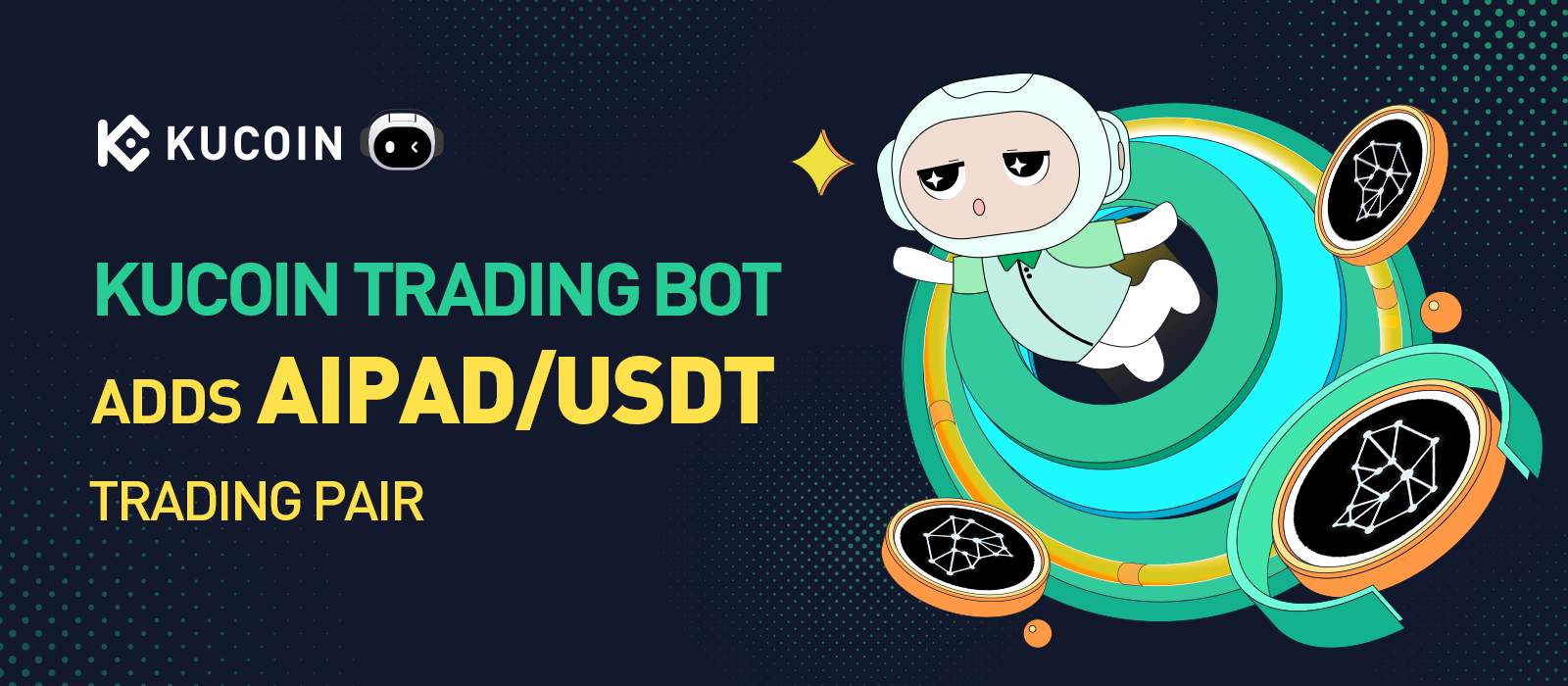 KuCoin Trading Bot Adds AIPAD/USDT Trading Pair
