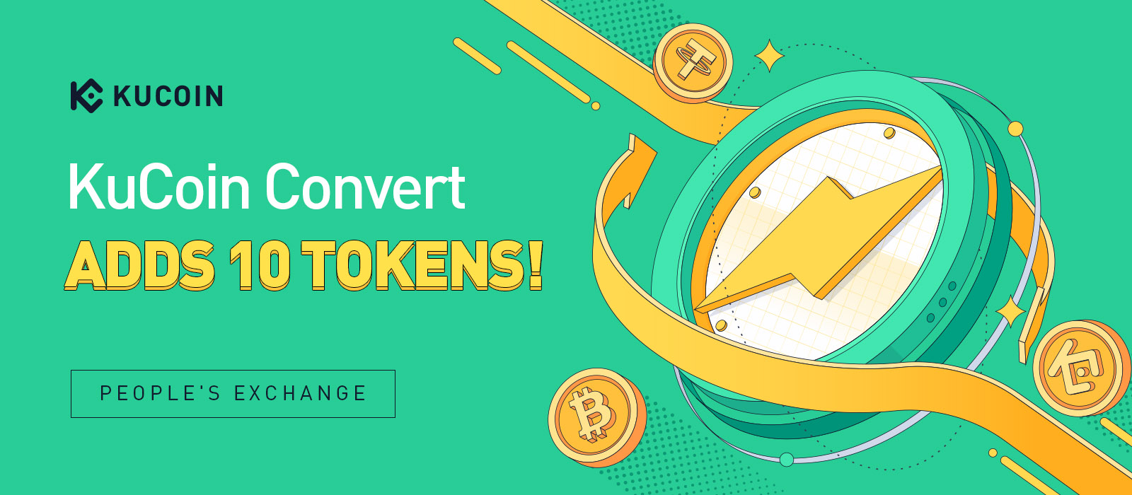 KuCoin Convert Adds 10 Tokens!