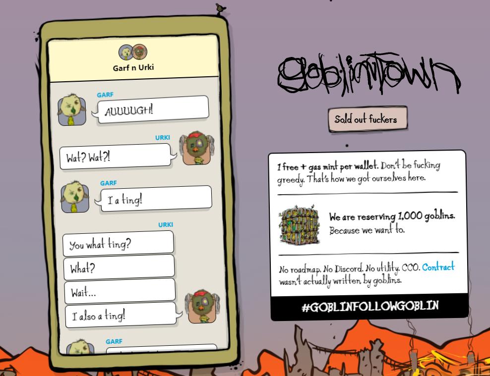 NFT画风全景图：从GoblinTown爆火说起