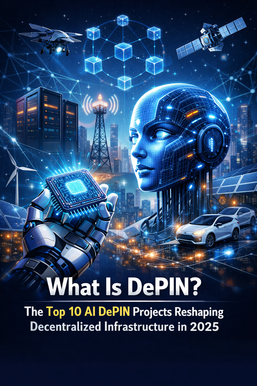 什麼是 DePIN？2025 年重塑去中心化基礎設施的十大 AI DePIN 項目