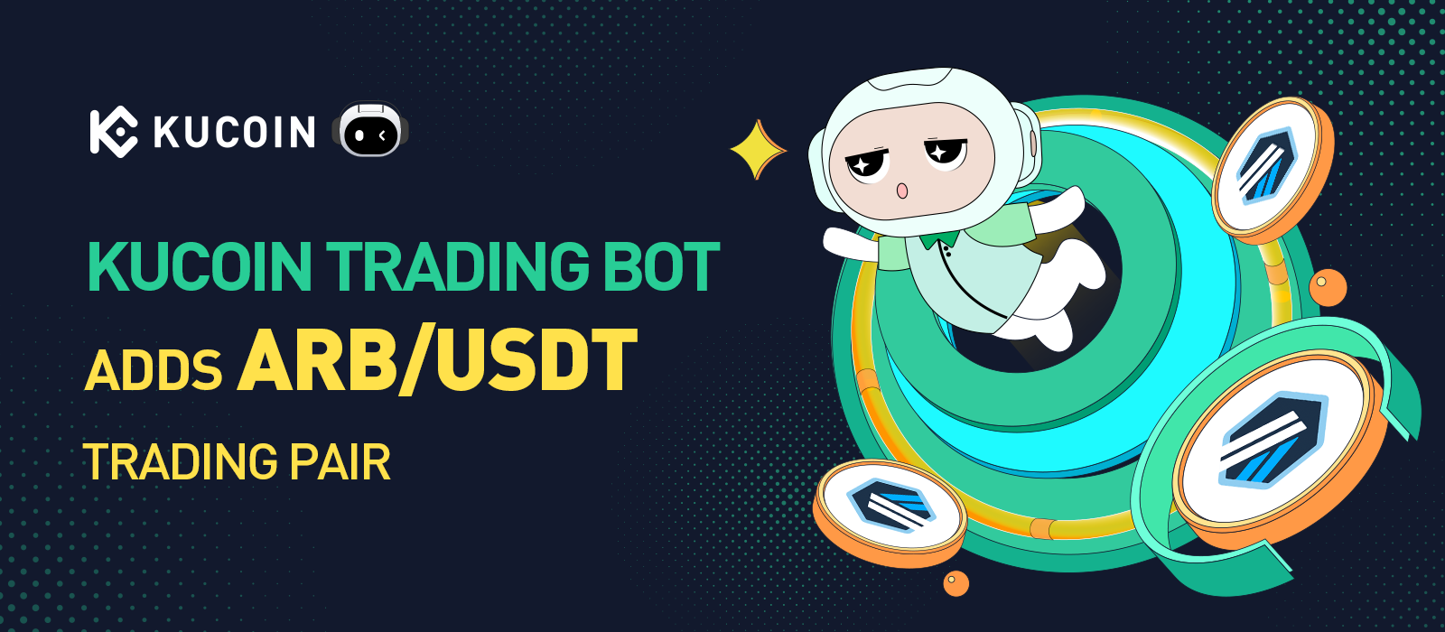 KuCoin Trading Bot Adds ARB/USDT Trading Pair