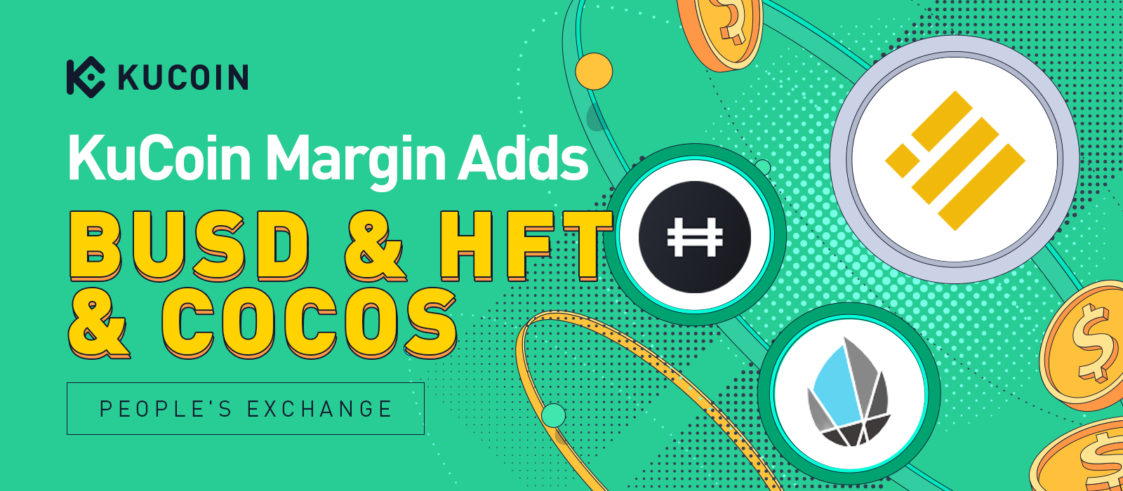 KuCoin Isolated Margin Trade Adds BUSD, COCOS, HFT