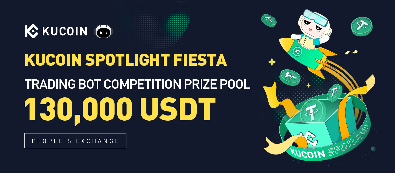 KuCoin Spotlight Fiesta: Run Trading Bot To Share a 130,000 USDT Prize Pool