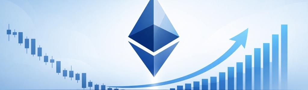 ETH 在跌至 1,800 美元高位後反彈至 2,000 美元以上，目前交易價約為 2,030 美元，緩解了下行壓力。