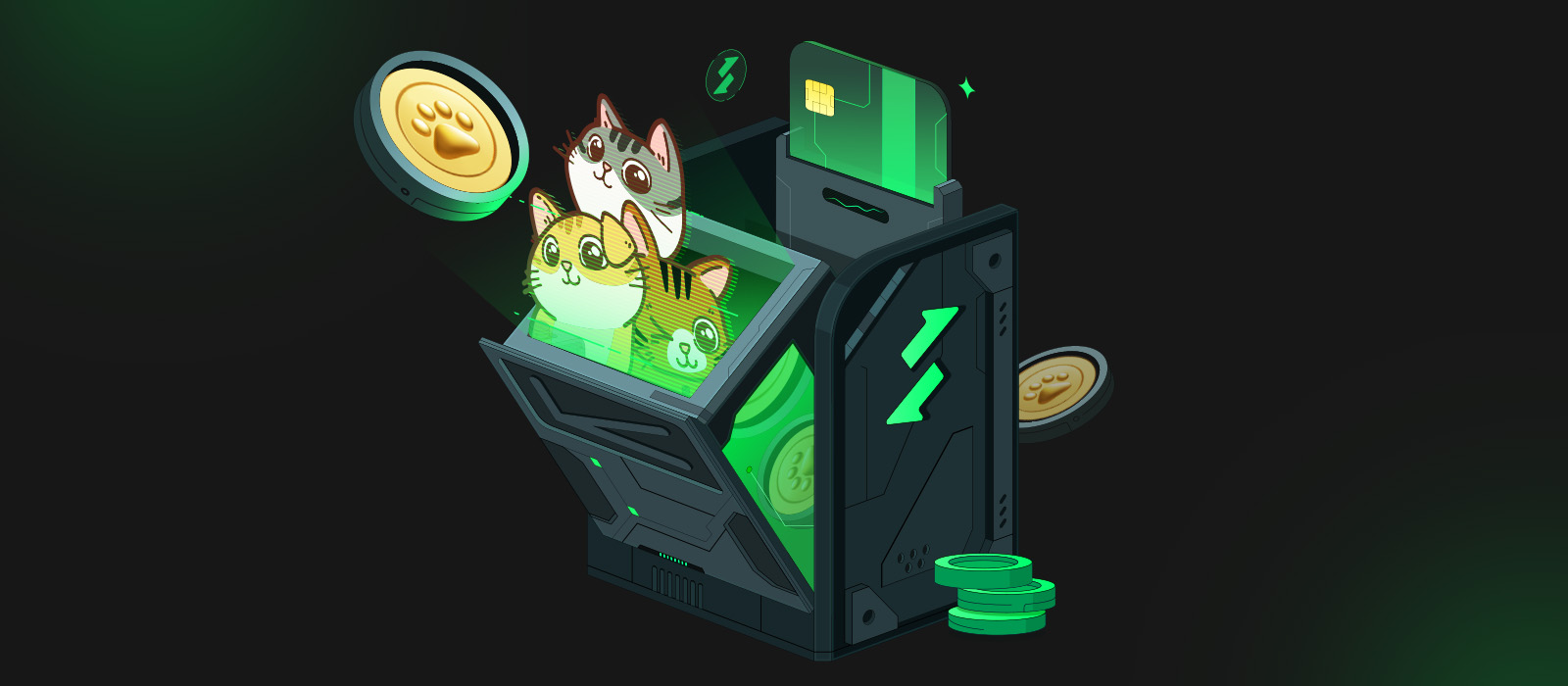 透過「一鍵買幣」買入 CATI，參加即有機會贏取高達 100 USDT！