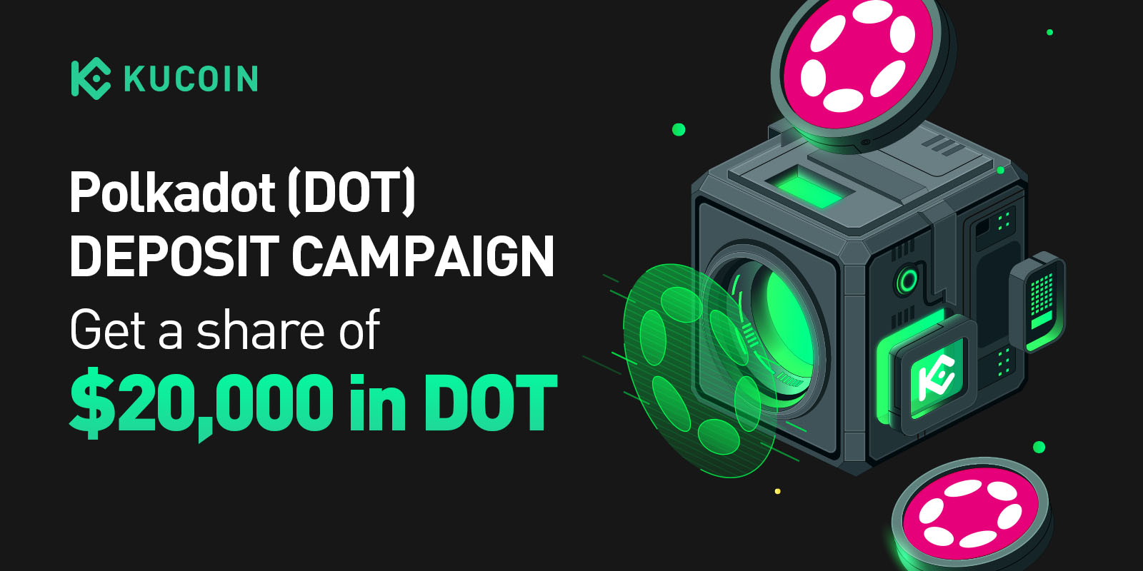 於 Asset Hub（波卡）網絡存入 USDT 或 USDC，瓜分價值 20,000 USDT 的 DOT！