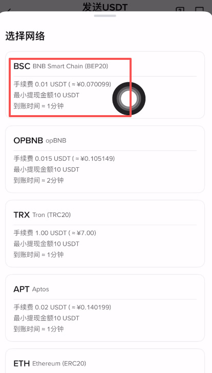 3. BEP20(币安智能链):币安生态专用