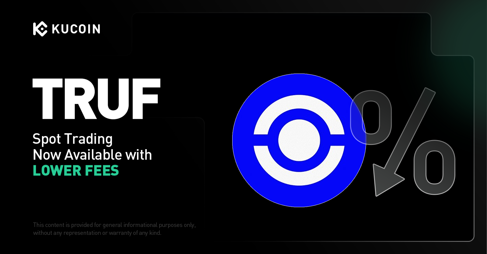 TRUF 幣幣交易：現已推出更低手續費