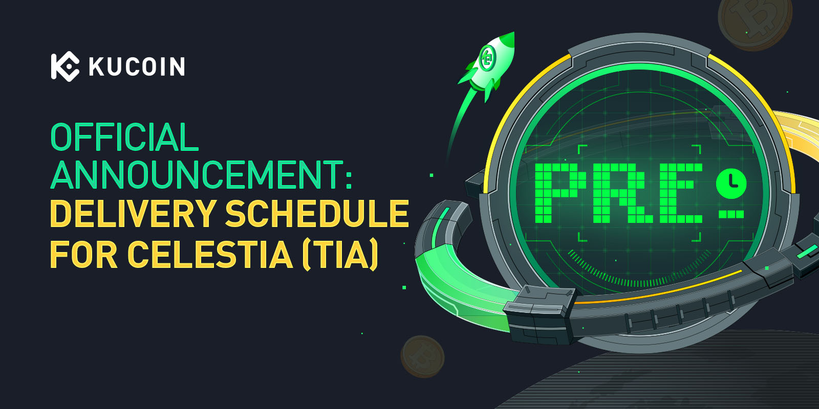 Celestia (TIA) 的盤前交易和交割時間表