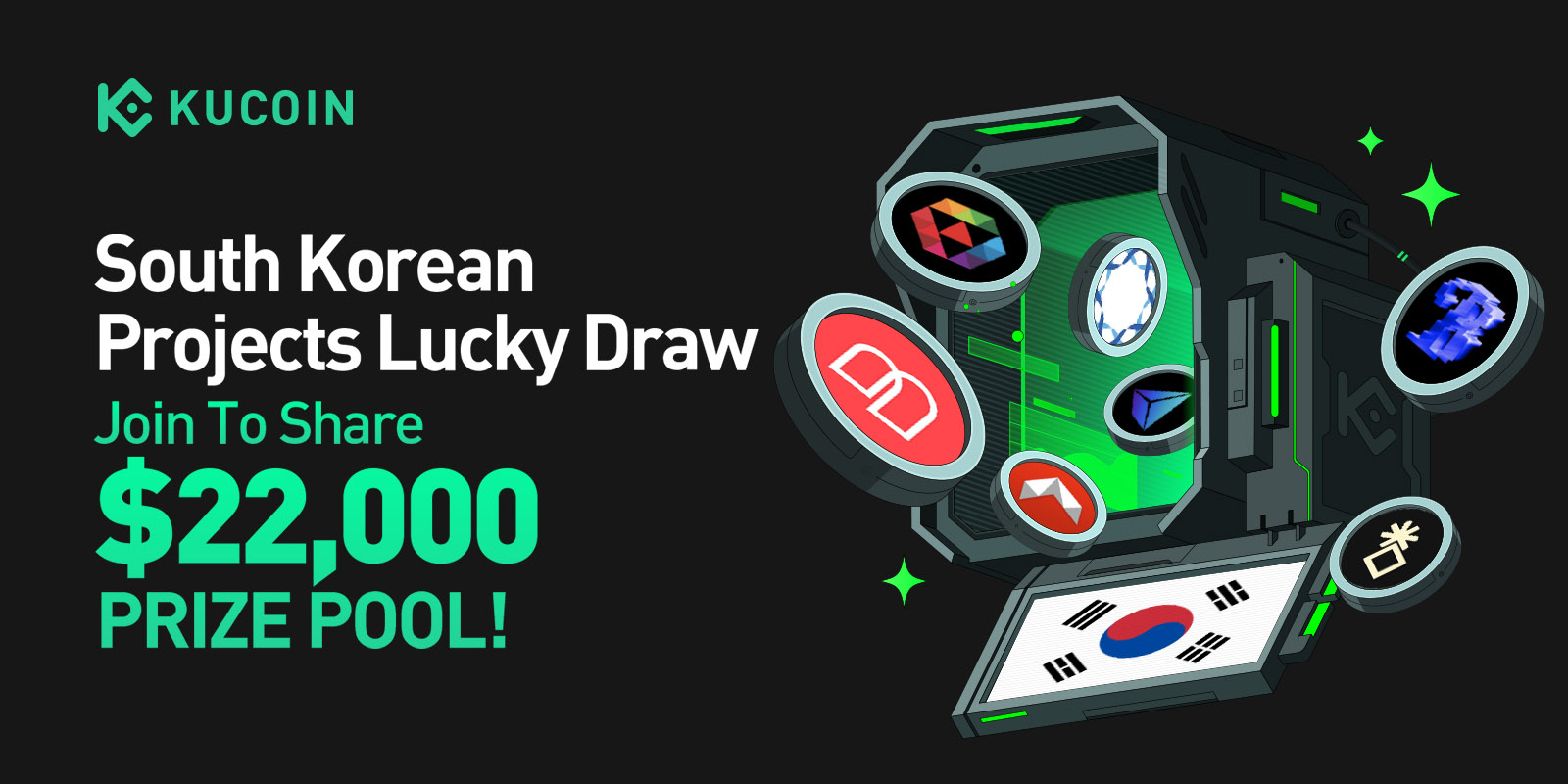 齊心協力撐韓國，本地項目抽獎活動