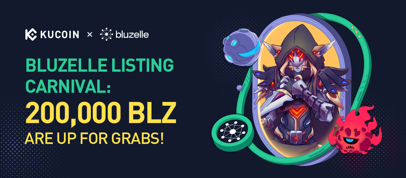 Bluzelle Listing Carnival: 200,000 BLZ Are Up For Grabs!