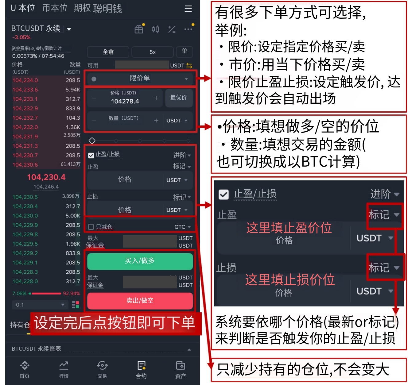 步骤二：了解合约交易介面_图4