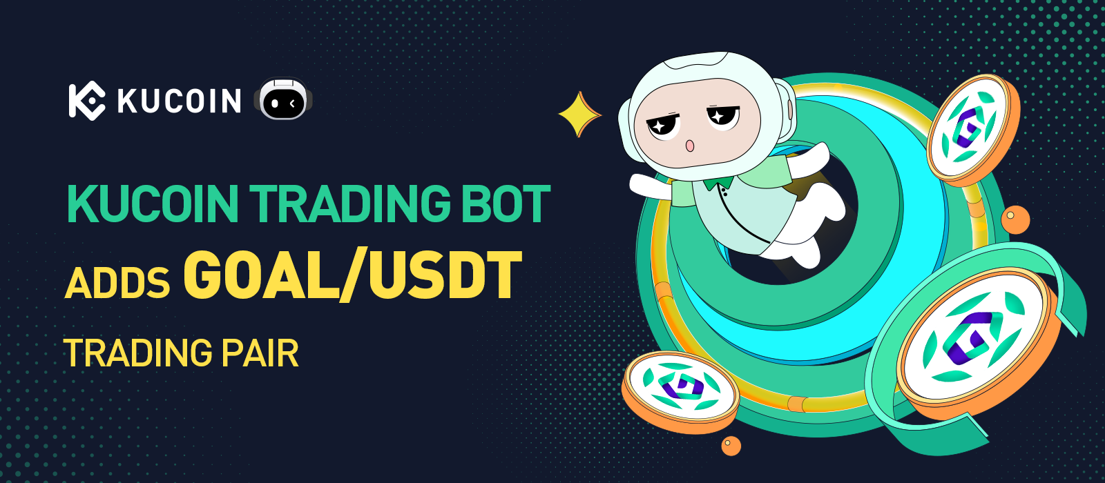 KuCoin Trading Bot Adds GOAL/USDT Trading Pair