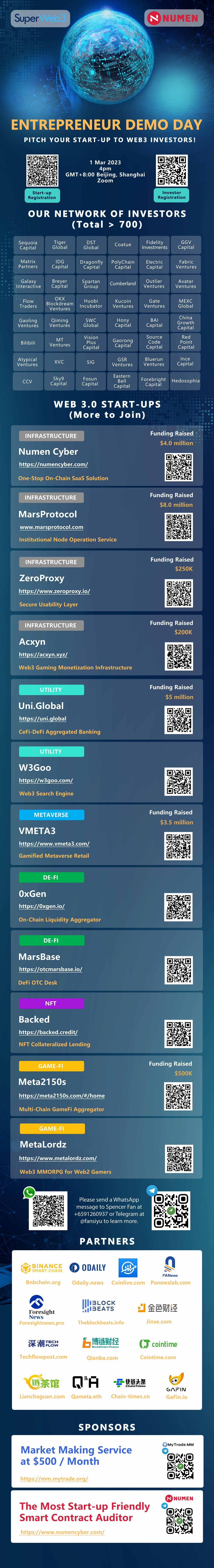 第五届&ldquo;Entrepreneur Demo Day&rdquo;于2023年3月1日成功举行