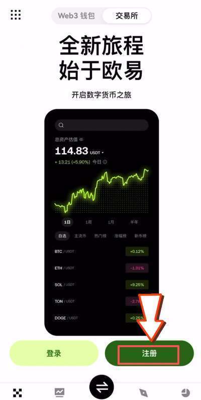 注册欧易账户操作流程