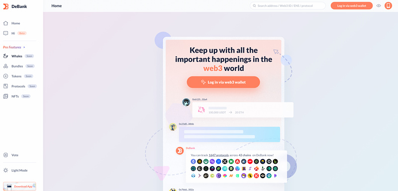 空投埋伏日记:TokenSets、Debank、Syndicate(11月22日)