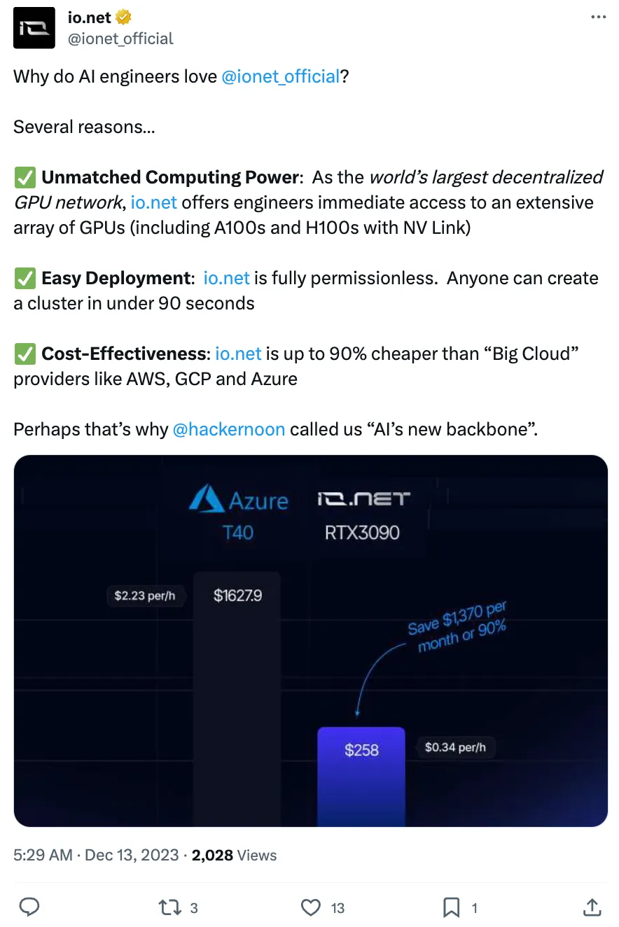 解读io.net：Solana上的DePIN新星，重构GPU资源利用模式